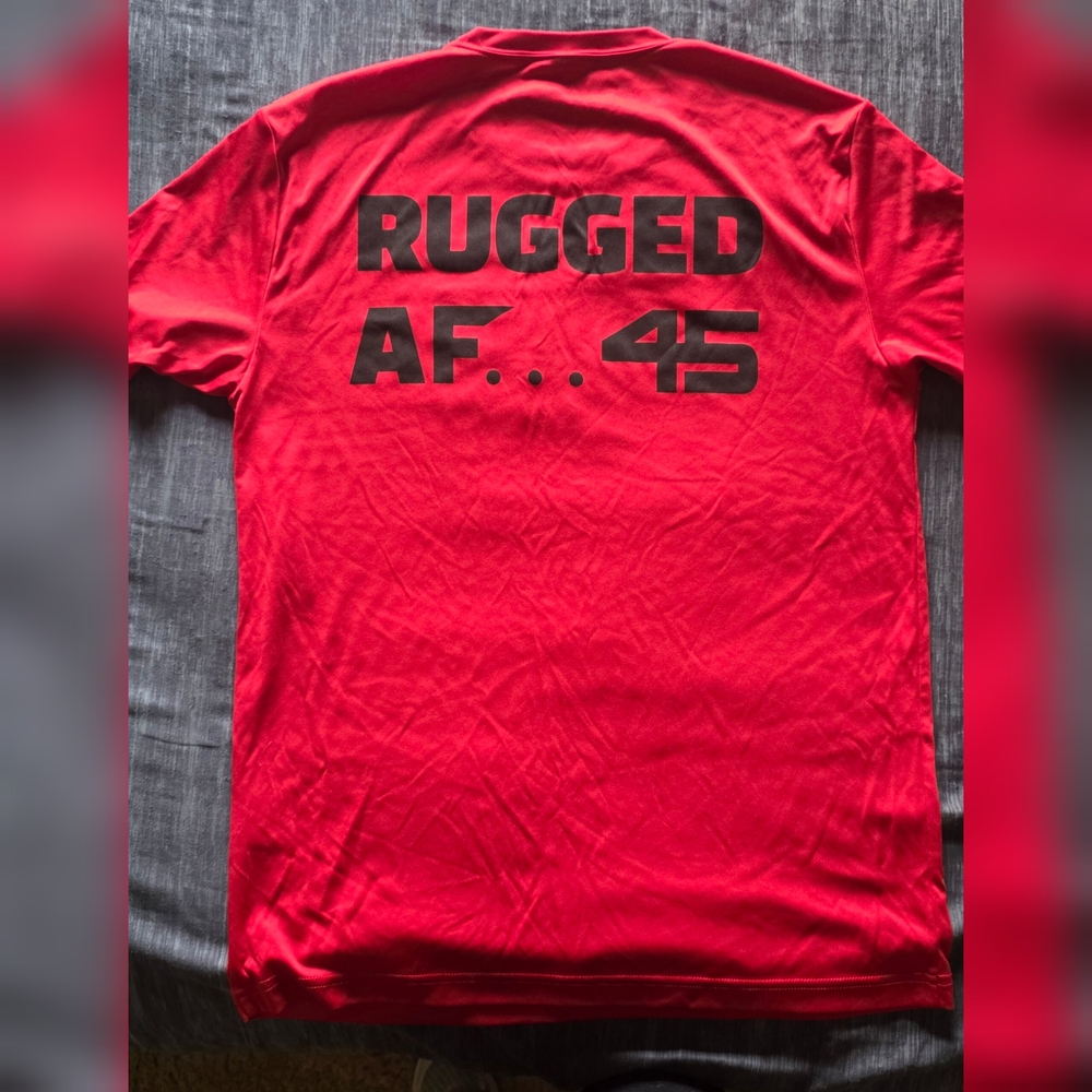 F45 Sport-Tek Red Graphic Men's Tee